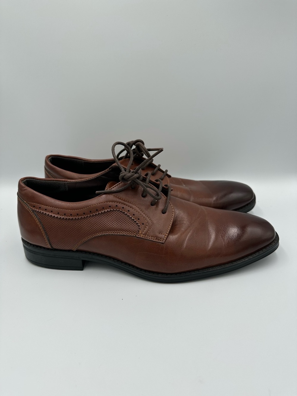 Xray Apollo Men's Size 10 Oxford Dress Shoes Cognac Color